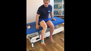 Easy way to tape for an inversion sprain Full Ankle Support [upl. by Cut678]