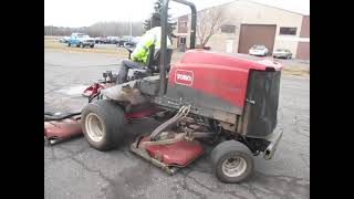 2011 TORO 4500D GROUNDMASTER ROTARY MOWER [upl. by Ymor907]