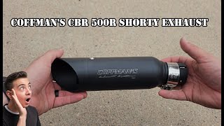 Installing a Coffmans Slip on for my 2016 Honda CBR500R [upl. by Bunni725]