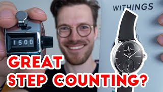 Withings Scanwatch Review Step Counting Test [upl. by Ranna]