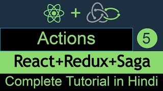 React redux saga in Hindi 5 Actions  How to make action in Redux  action in redux  reactredux [upl. by Lamaj701]