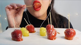 Candied Strawberries ASMR  Crunchy and Juicy [upl. by Rosalia179]