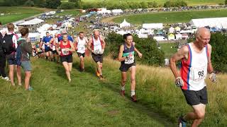 The Kilnsey Crag Fell Race Aug 2022 Yorkshire Dales Spectacular Select 1080p60 HD Quality [upl. by Ryann329]