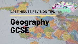 Last Minute Revision Tips for GCSE Geography [upl. by Yeliac]