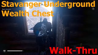 Stavanger Underground Wealth Chest WalkThru Assassins Creed Valhalla [upl. by Nerraj]