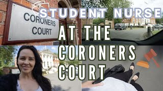 STUDENT NURSE AT THE CORONERS COURT  COME WITH ME WHILST I SPEND THE DAY AT THE CORONERS COURT VLOG [upl. by Ozner]