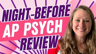 2024 AP Psychology Exam Review [upl. by Heathcote]