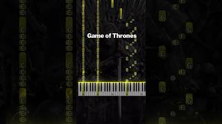 Game of Thrones piano pianotutorial gameofthrones [upl. by Cinom902]