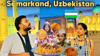 A day in Samarkand Uzbekistan ki sabse Cheapest amp Ancient city  Must Try food in Uzbekistan 🇺🇿 [upl. by Roze]