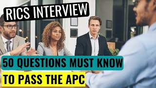 RICS APC FINAL ASSESSMENT MOCK INTERVIEW QUESTIONS  MUST KNOW TO PASS  ETHICS amp RULES OF CONDUCT [upl. by Odranreb]