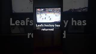 Maple Leafs hockey is back toronto leafs leafsforever torontomapleleafs [upl. by Ranchod]