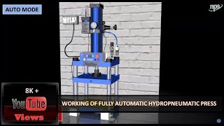 Hydro Pneumatic Press  Pneumatic Press  HydroPneumatic Cylinder  Working Principle  Installation [upl. by Mcneil207]