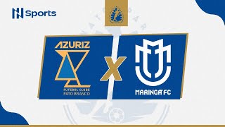 Campeonato Paranaense 2024 Azuriz x Maringá  7ª Rodada  AO VIVO  COM IMAGENS [upl. by Arluene]