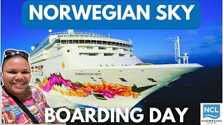 Norwegian Sky Embarkation Day Ship Tour Cagneys Entertainment NCL may NOT be for me [upl. by Nylarat582]