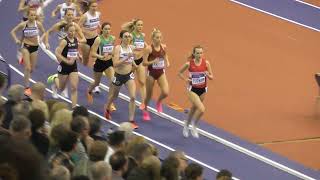 3000m women final British Indoor Championships 18th February 2024 [upl. by Charbonnier]