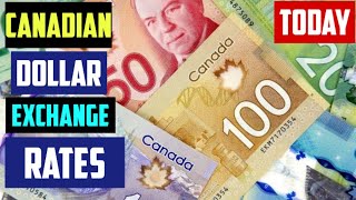 CANADIAN Dollar Currency Exchange Rates TODAY 08 September 2023 USD CAD [upl. by Htebirol]