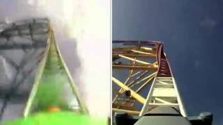 Kingda Ka Vs Top Thrill Dragster [upl. by Rider]