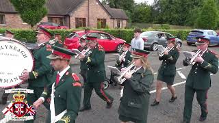 Ballyreagh Silver Band  Ballinamallard Accordion Band Parade 2024 [upl. by Notloc488]