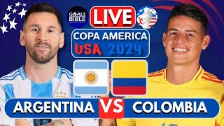 🔴ARGENTINA vs COLOMBIA LIVE  COPA AMERICA FINAL 2024 EN VIVO  FREE MATCH HIGHLIGHTS [upl. by Yelime]