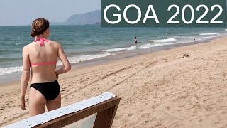 Agonda Beach Goa 2022  Beach Huts Cost  Serenity Beach Resort  South Goa Vlog [upl. by Nylrad]