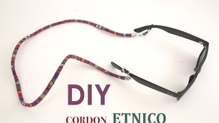 DIY Cordon de gafas etnico [upl. by Randy]