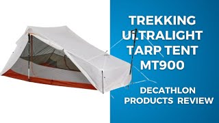 How to Pitch decathlon white Tent mt900  decathlon forclaz tentpitching [upl. by Aicilet]