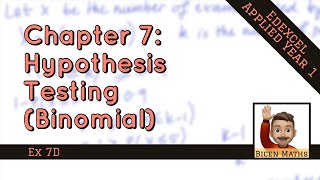 Hypothesis Testing Binomial 6 • Full TwoTailed Tests • Stats1 Ex7D • 🎲 [upl. by Kirsch]