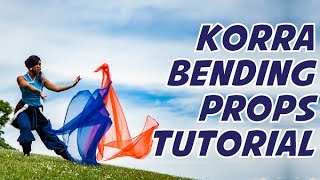 Korra Bending Props  Poi Tutorial by RK9 Design [upl. by Erdnassak353]