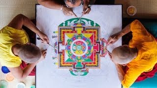 Sand Mandala Time Lapse Extended Version  Asheville NC  Urban Dharma  2012 [upl. by Louls420]