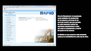 m4PRO ERP Áreas del programa Software gestión construcción instaladora y afines [upl. by Akinej655]