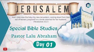 D1  Cpm  Special Bible Studies JERUSALEM Pastor Lalu Abraham Ceylon Pentecostal Mission [upl. by Herbst376]