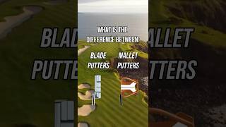 Blade putters VS Mallet Putters  what is the difference ⛳️ [upl. by Notsek]