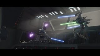 Star Wars The Clone Wars  ObiWan Kenobi vs General Grievous 1080p [upl. by Doughman]