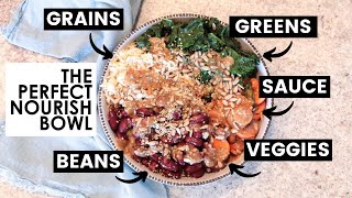 How To Create a Delicious Nourish Bowl Every Time  Vegan Oil Free [upl. by Amery]