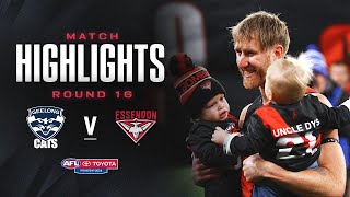 Geelong Cats v Essendon Highlights  Round 16 2024  AFL [upl. by Oedama]