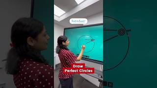 Interactive Flat Panel 65 Inch Smart Board  How To Use Smart Board Compass  Math Tools [upl. by Thorlay]