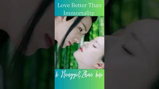 Love better Than Immortality ♡ zhaolusi amp lihongyi cdrama love [upl. by Pinebrook]