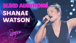 Shanae Watson Sings Sias Chandelier The Blind Auditions  The Voice Australia [upl. by Nomolas297]