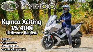 Kymco Xciting VS400  Best Entry Level Maxiscooter Kymco xciting vs 400 Ultimate Review [upl. by Donal]