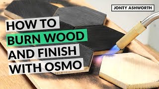 How to do a Burnt Wood Finish on solid Ash [upl. by Margareta56]