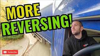 Reversing A HGV Trailer  HGV Multi Drop UK [upl. by Hatti891]