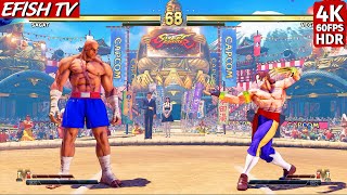 Sagat vs Vega Hardest AI  Street Fighter V [upl. by Llertram]