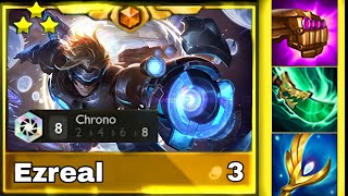 Ezreal 3 star 8 chrono tft set 35 [upl. by Einnaffit]