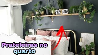 50 PRATELEIRAS PARA QUARTO PERFEITAS PARA ORGANIZAR E DECORAR Prateleira para quartos  quartos [upl. by Nalliuq]