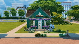 Cutesy Cottage Sims 4 Speed Build No CC [upl. by Lia]