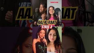 Aaj Ki Raat Song Cover Battle  Anukriti vs Madhubanti Bagchi vs Diya Ghosh vs Shinchan aajkiraat [upl. by Roth]