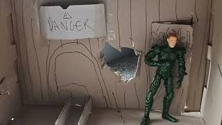 Green Goblin VS Spider  Man 2 stopmotion editing spiderman greengoblin marvel [upl. by Ilrebma595]