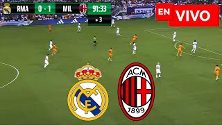 🔴 REAL MADRID VS AC MILAN EN VIVO Y EN DIRECTO  AMISTOSO INTERNACIONAL EN VIVO [upl. by Porta]