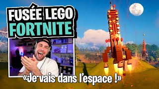 On fait décoller une fusée pour aller dans lespace sur Lego Fortnite [upl. by Eetsirk]