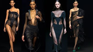 Mugler Fall Winter 2024 Show [upl. by Aynnek]